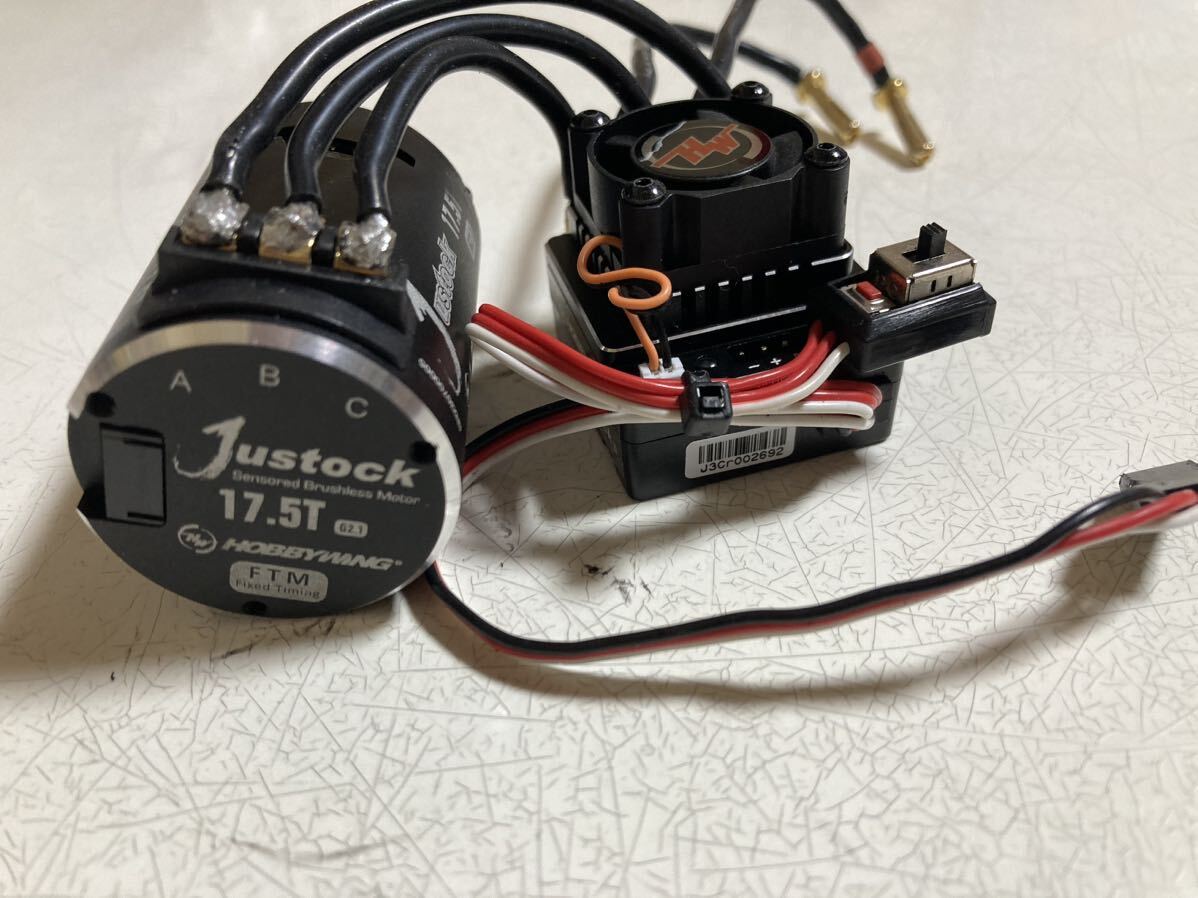 HOBBYWING COMBO-XR10 Justock G3 ESC & 3650 SD G2.1 ブラシレスモーター17.5t ホビーウィング RCスーパーGTに_画像2