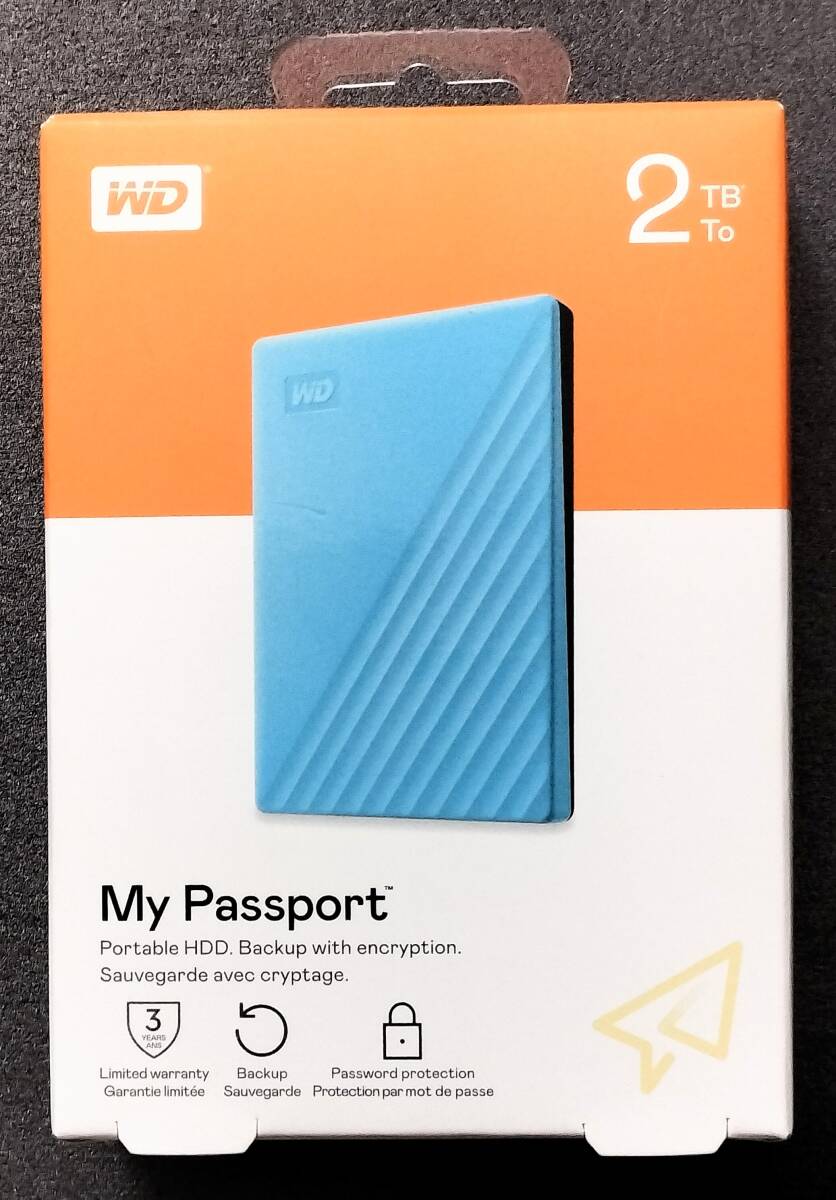 ウエスタン・デジタル 「マイ パスポート」2TB 【新品 未開封】の画像1