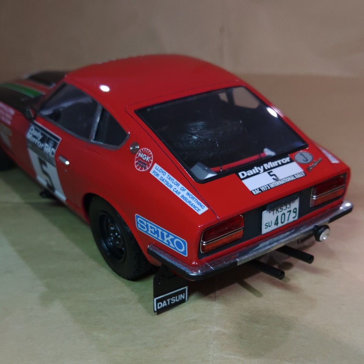 ハセガワ 1/24 日産 フェアレディ Z432R ダットサン 240Z 完成品 2台セット ラリーカー DATSUN 旧車の画像3