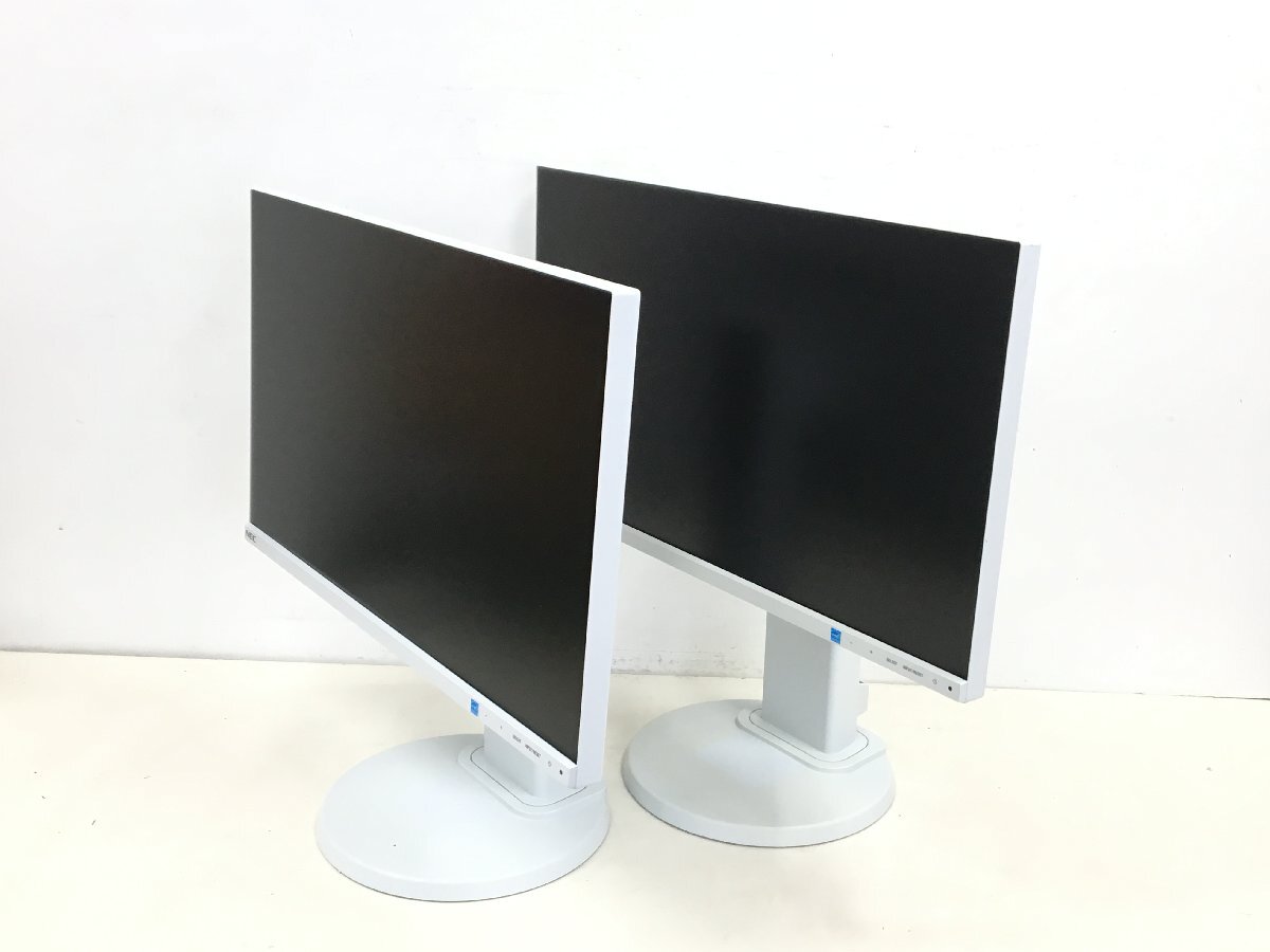 NEC 21.5 type liquid crystal monitor MultiSync LCD-E221N-C Model M225AY 2 pcs. set secondhand goods ( tube :2A-M)