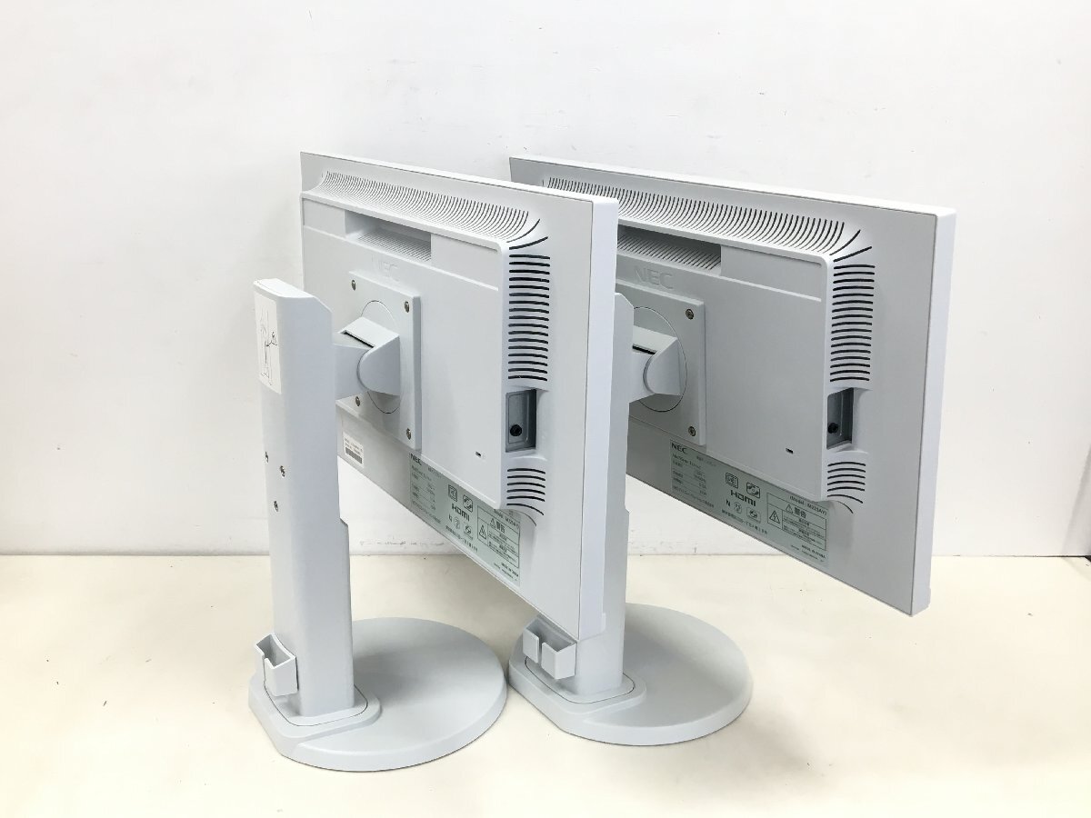 NEC 21.5 type liquid crystal monitor MultiSync LCD-E221N-C Model M225AY 2 pcs. set secondhand goods ( tube :2A-M)