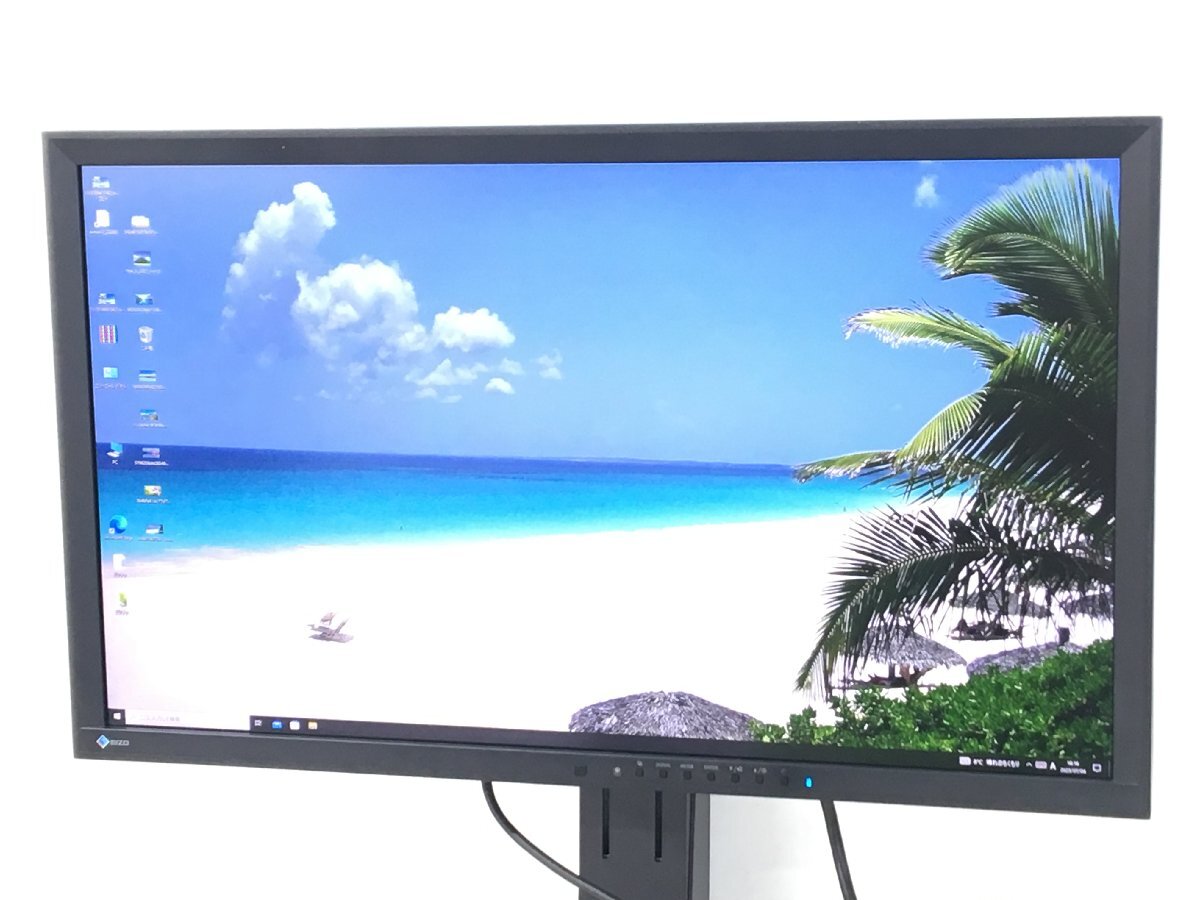 (使用時間：6337H）EIZO 27型液晶モニター FlexScan EV2736Wワイド 高さ調整 縦回転 輝度良い 中古良品 (管：2A-M）の画像2