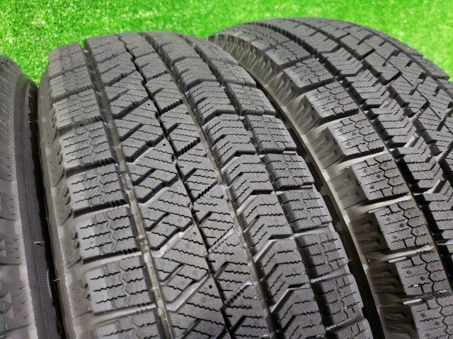 ブリヂストン ブリジストン BS スタッドレスタイヤ 4本セット ブリザック VRX2 155/65R14 2021年 8分山_画像2