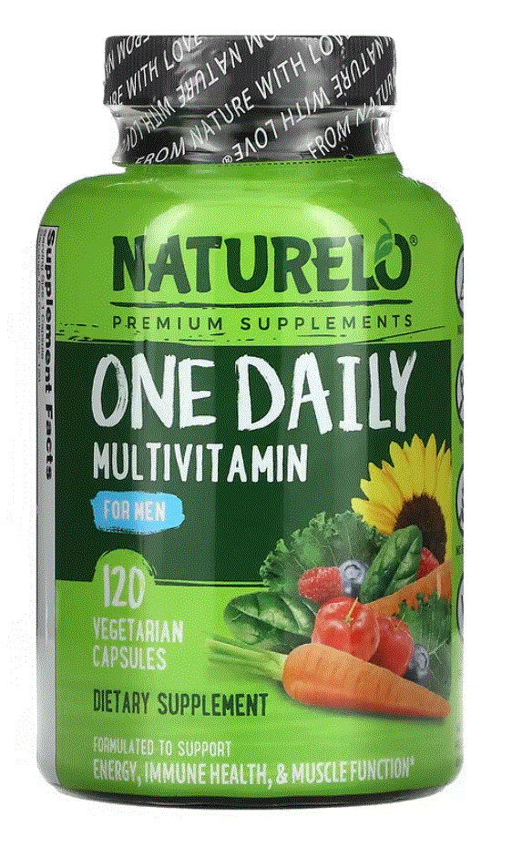 NATURELO（ナチュレロ）男性向けワンデイリーマルチビタミン 120粒 サプリメント 男性の健康 男性向けマルチビタミン 栄養補助食品_画像1