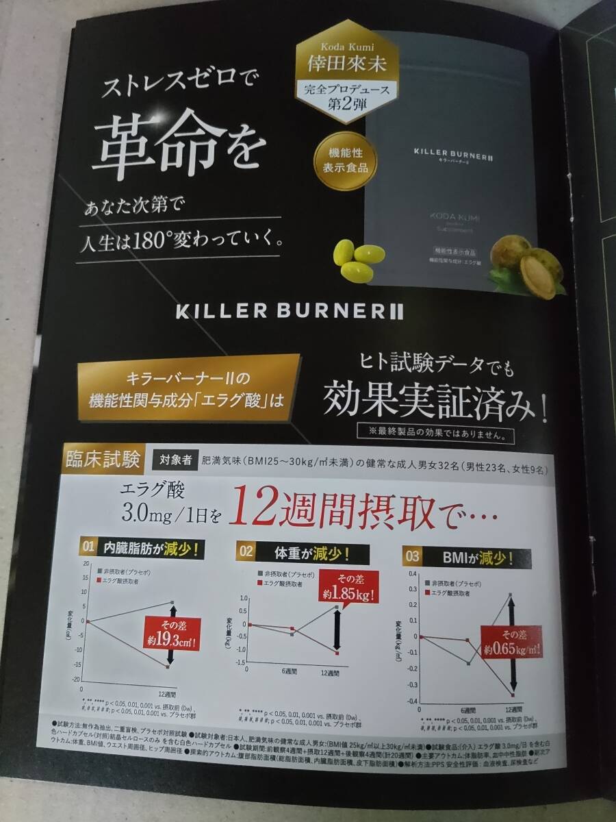 即決 新品未開封 KILLER BURNER II キラーバーナー2 45粒入り 1袋 賞味期限2026年01月 倖田來未プロデュース キラーバーナーツーの画像6