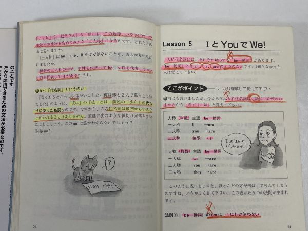 中古書籍 やっぱり英文法 やさしく・わかりやすく 英会話の英文法がこの１冊でマスターできる 岩切良信　2000年平成12年【H76421】_画像4