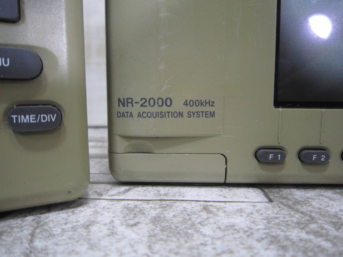 KEYENCE キーエンス NR-2000 NR-1000 PCカード型データ収集システム 2台セットの画像2