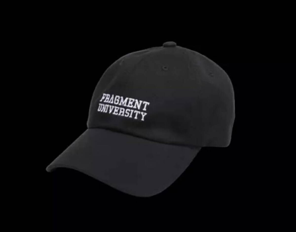 FRAGMENT UNIVERSITY FRGMT UNV Cap Black フラグメント ユニバーシティ FRGMT UNV キャップ ブラック 黒 sequel 藤原ヒロシ モンクレール_画像3