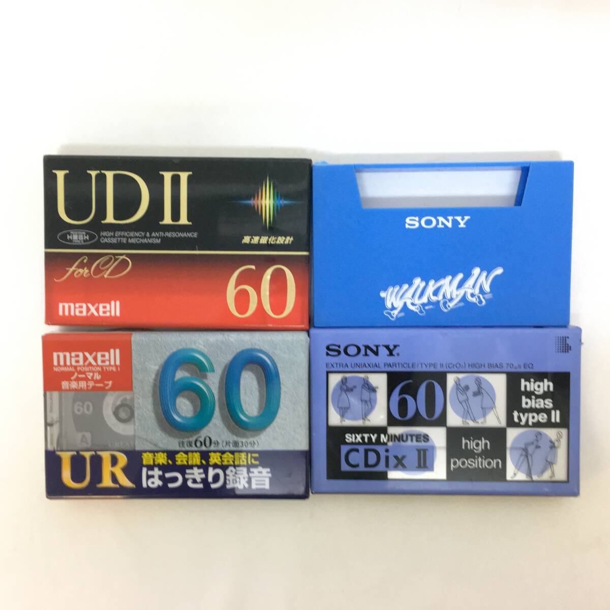 カセットテープ マクセル ソニー 未使用 ノーマル ハイポジション ケース まとめ売り_画像1