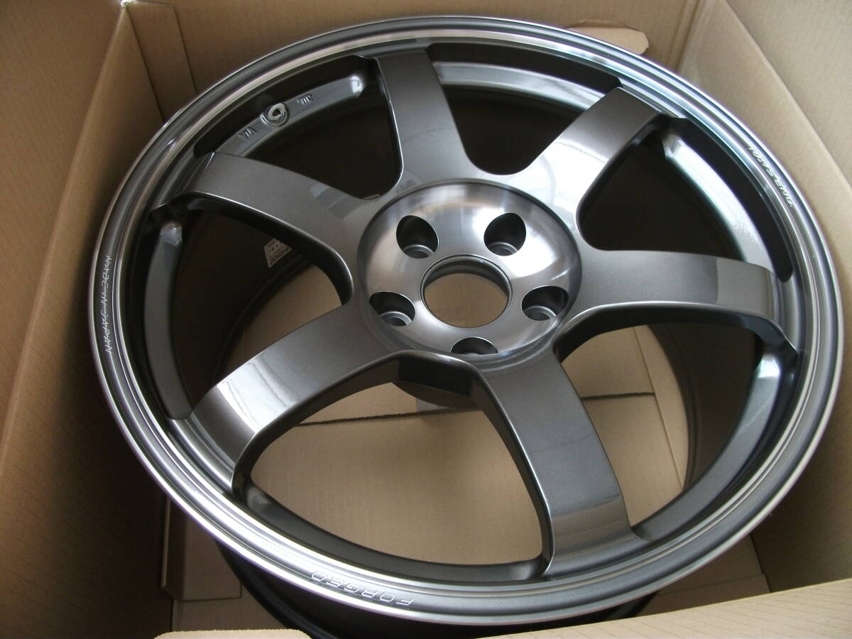 RAYS TE37 SAGA SL 18x9.5j +22 PG PCD114.3 5H 新品 2本セット 即納可能品 (RB VQ VG SR 1JZ 2JZ 13B) の画像1