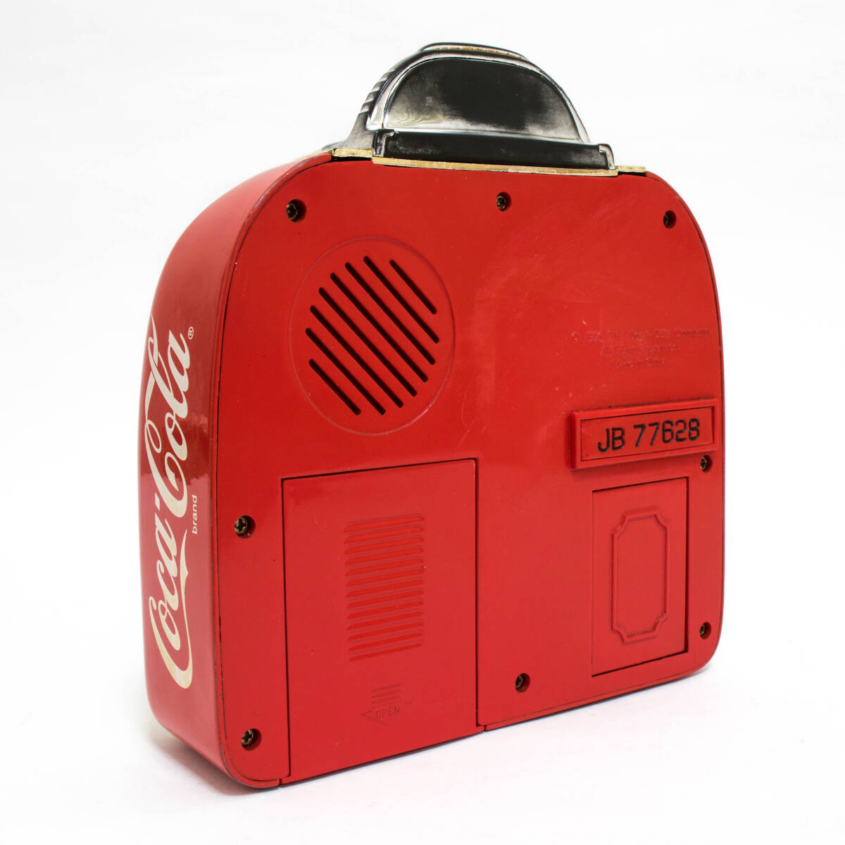 ジャンク品 レア コカコーラ ジュークボックス型 コインバンク 貯金箱 ミュージックバンク Coca-Cola Jukebox Musical Bank 元箱の画像4