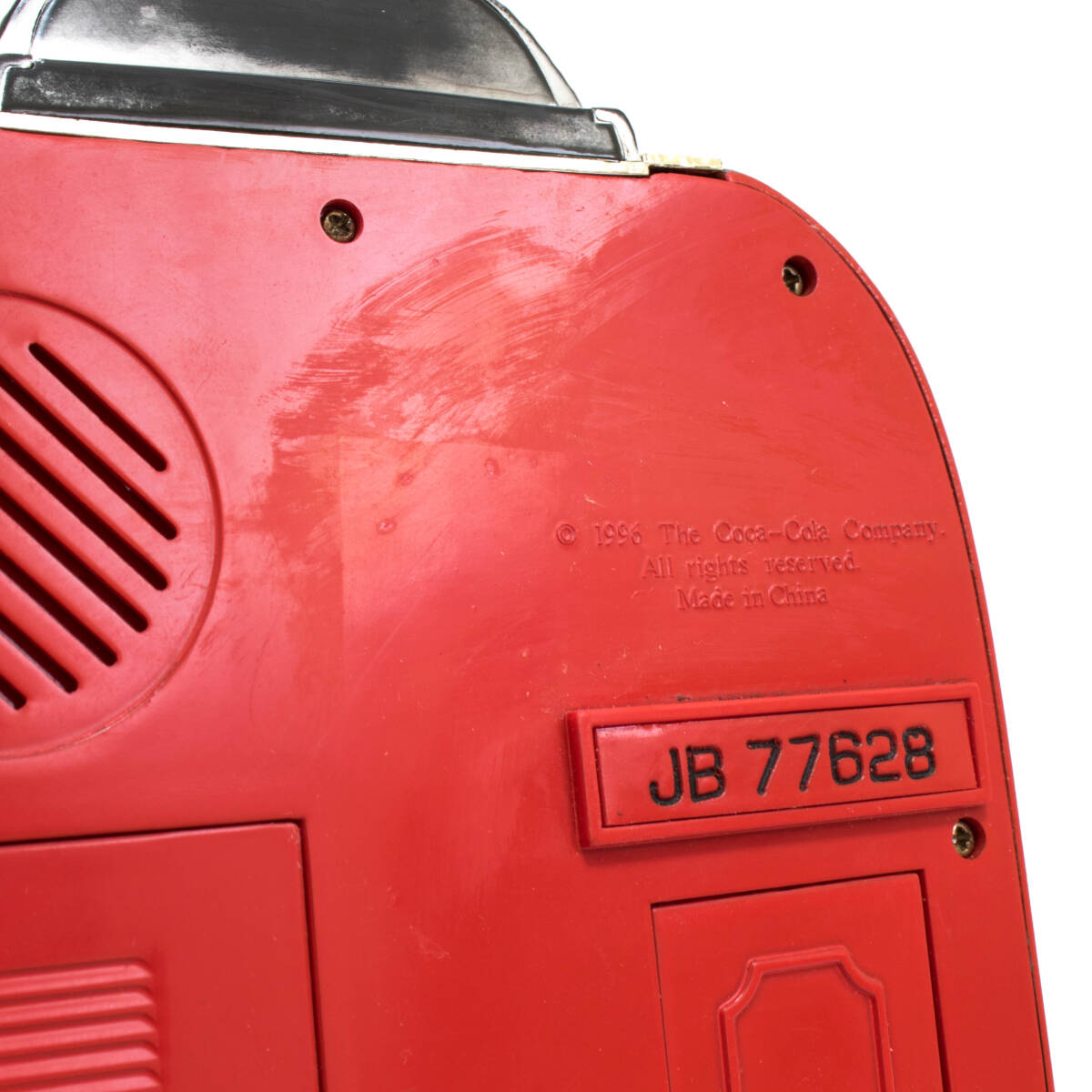 ジャンク品 レア コカコーラ ジュークボックス型 コインバンク 貯金箱 ミュージックバンク Coca-Cola Jukebox Musical Bank 元箱の画像9