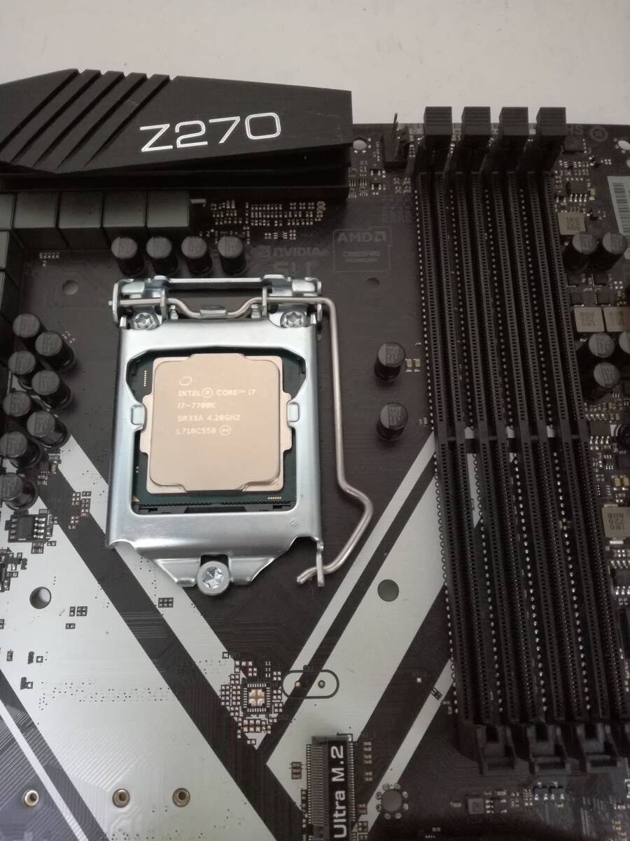 ☆☆ASRock Z270 Extreme4 (LGA1151) Core i7-7700K 付き 中古動作品_画像4