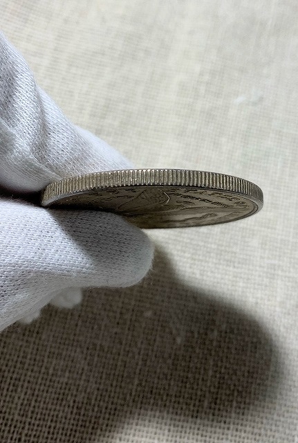 アメリカ銀貨 1884年 モルガンダラー 1ドル 銀貨 重量 約26.7g_画像4