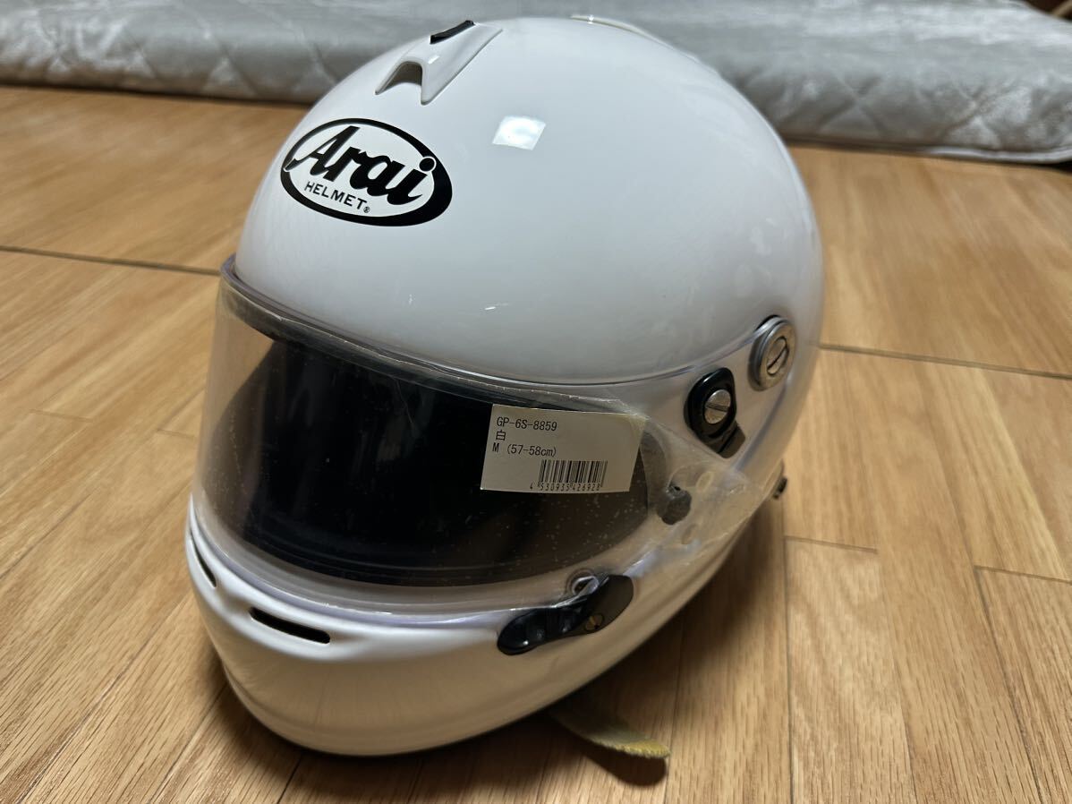 Arai アライ ヘルメット GP-6S Mサイズ 中古の画像1