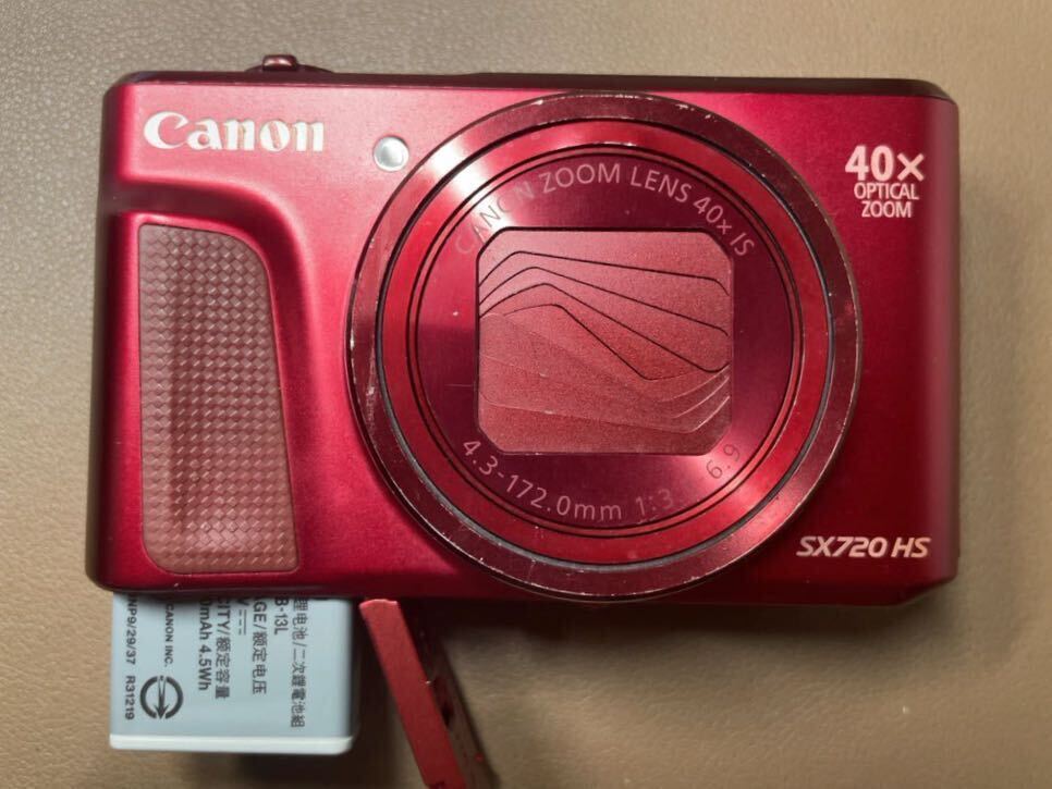 Canon キャノン PowerShot SX720 HS レッド 　ジャンク _画像1