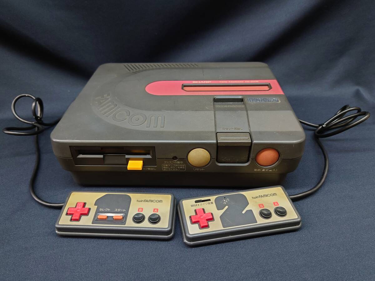 シャープ ツインファミコン 本体 AN-500B 動作OK / SHARP TWIN シャープ ツインファミコン 本体 AN-500B 動作OK / SHARP TWIN