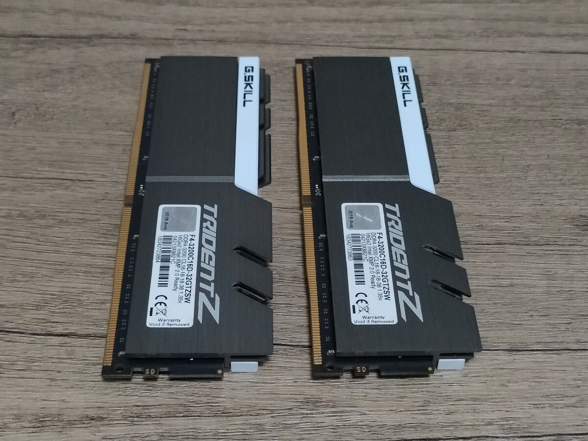 G.SKILL TRIDENT-Z DDR4-3200 16GB×2枚=計32GB 【デスクトップ用メモリ】 の画像8