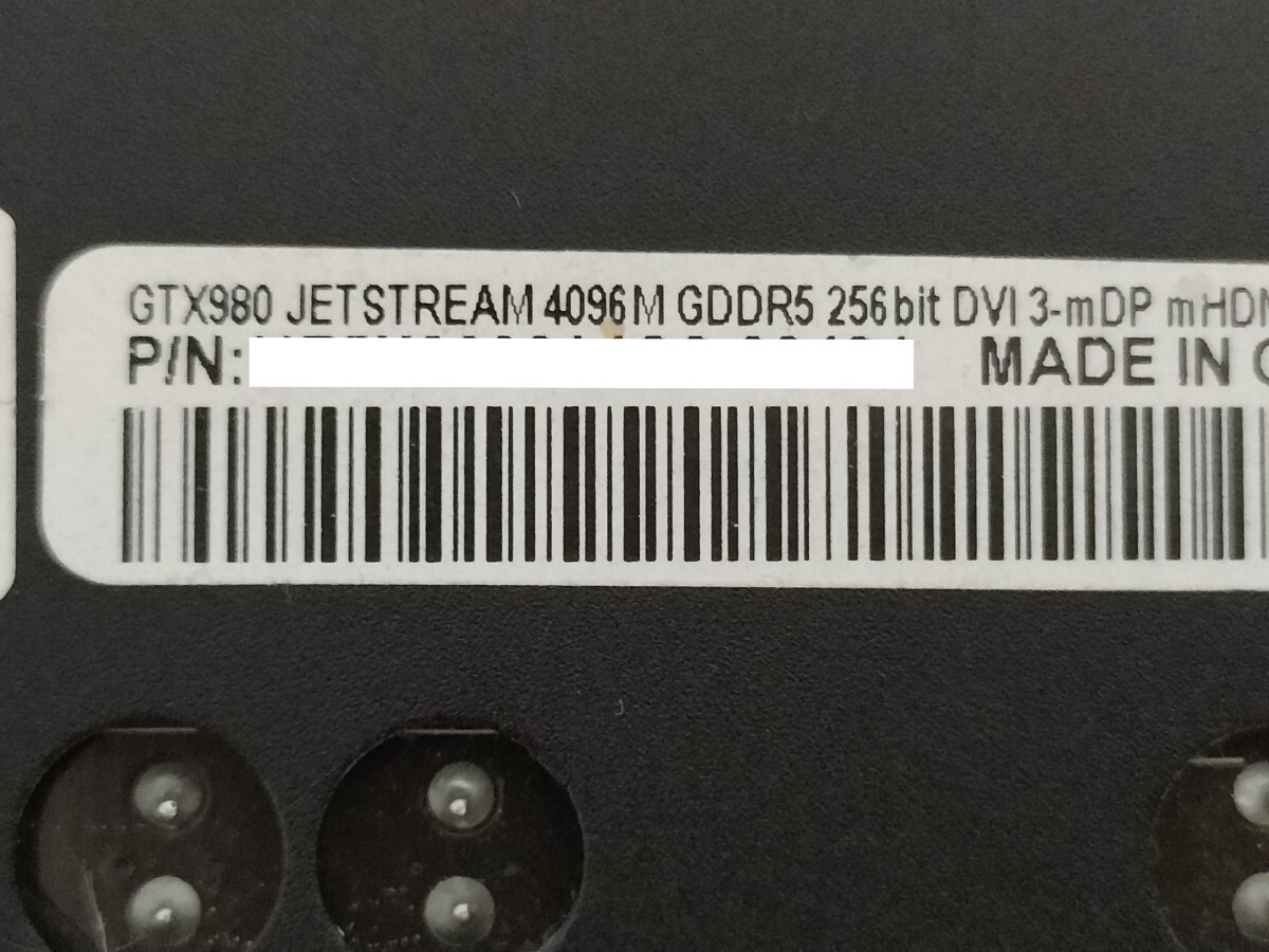 NVIDIA Palit GeForce GTX980 4GB JET STREAM 【グラフィックボード】の画像7