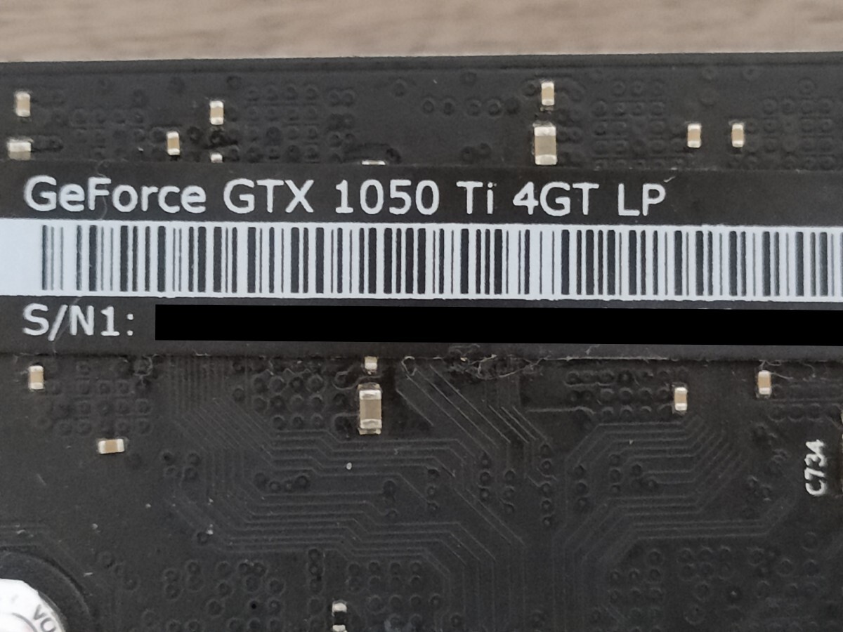 NVIDIA MSI GeForce GTX1050Ti 4GB LP 【グラフィックボード】 の画像9