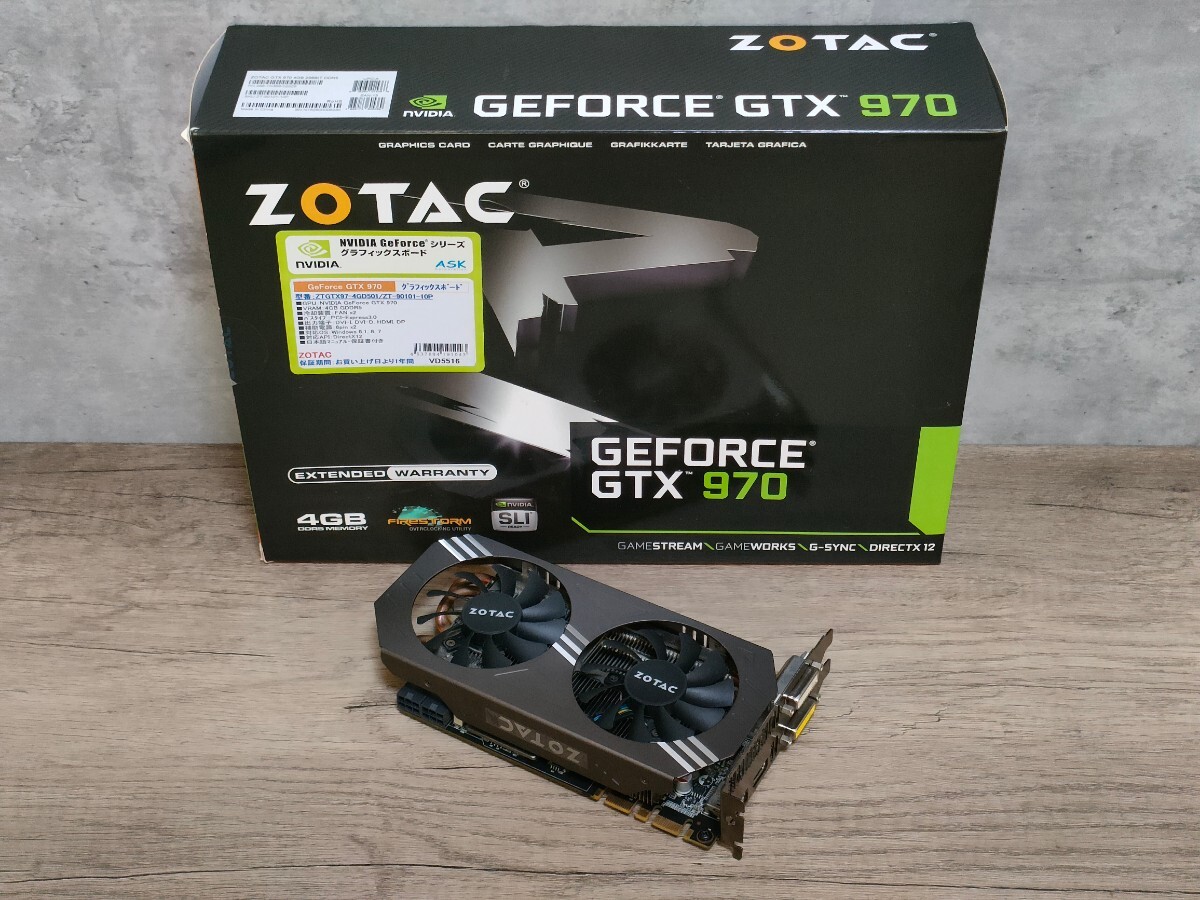 NVIDIA ZOTAC GeForce GTX970 4GB 【グラフィックボード】の画像1