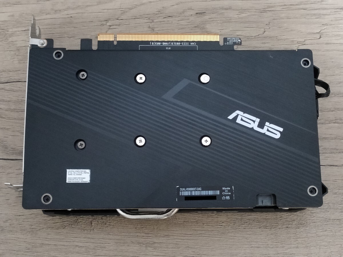 AMD ASUS Radeon RX6500XT 4GB DUAL OC 【グラフィックボード】の画像6