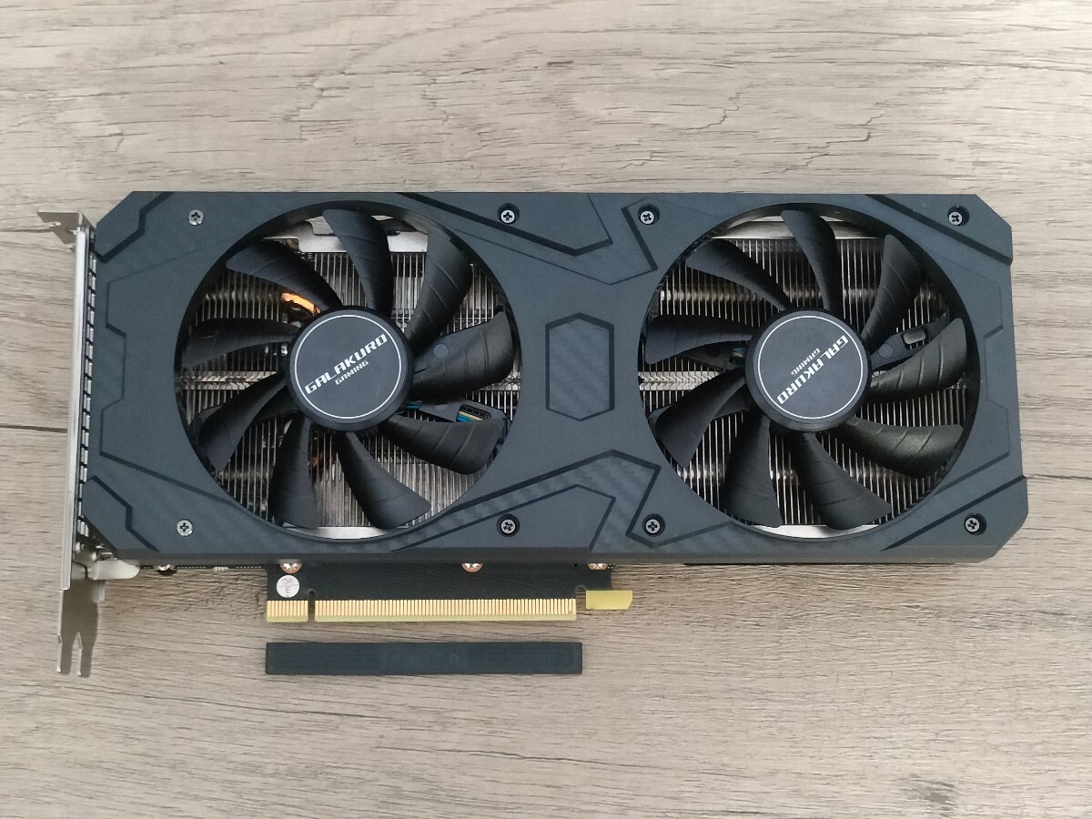 NVIDIA 玄人志向 GeForce RTX3060Ti 8GB GALAKURO GAMING OC 【グラフィックボード】