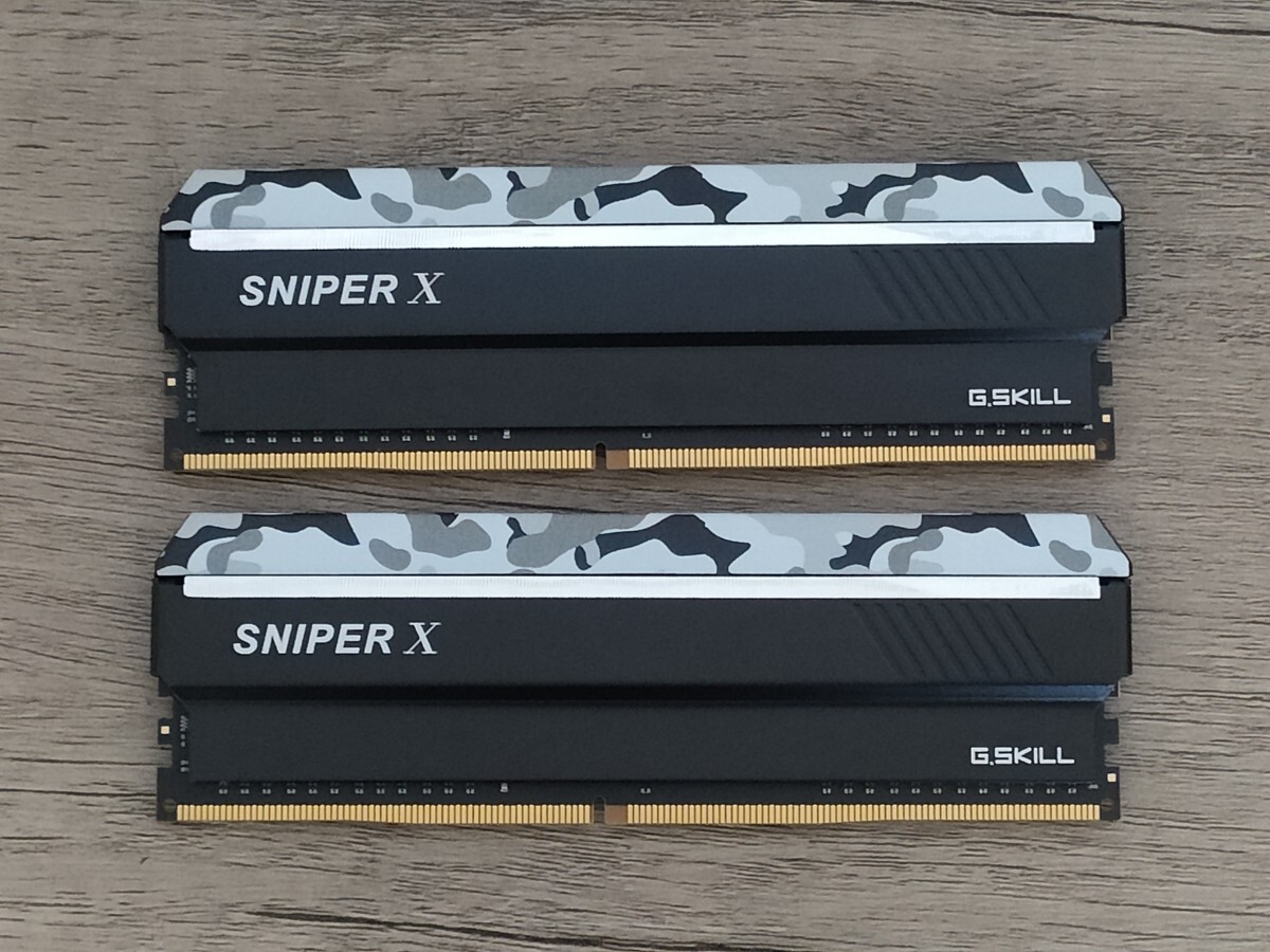 G.SKILL SNIPER X DDR4-3600 8GB×2枚 計16GB 【デスクトップ用メモリ】の画像1