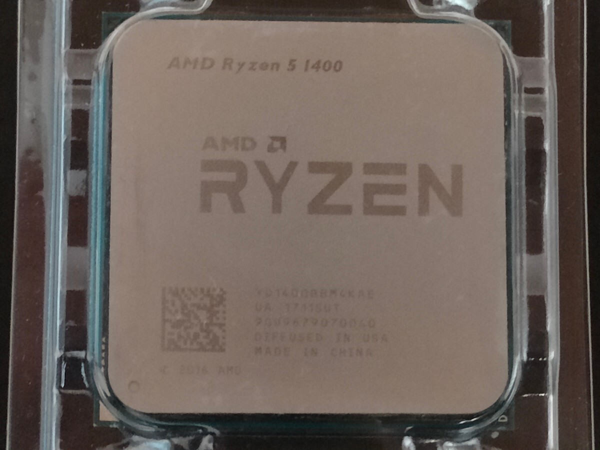 AMD Ryzen5 1400 【CPU】_画像1