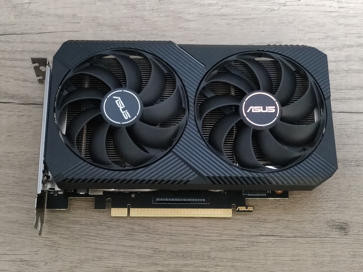 NVIDIA ASUS GeForce RTX3060Ti 8GB DUAL MINI V2 【グラフィックボード】