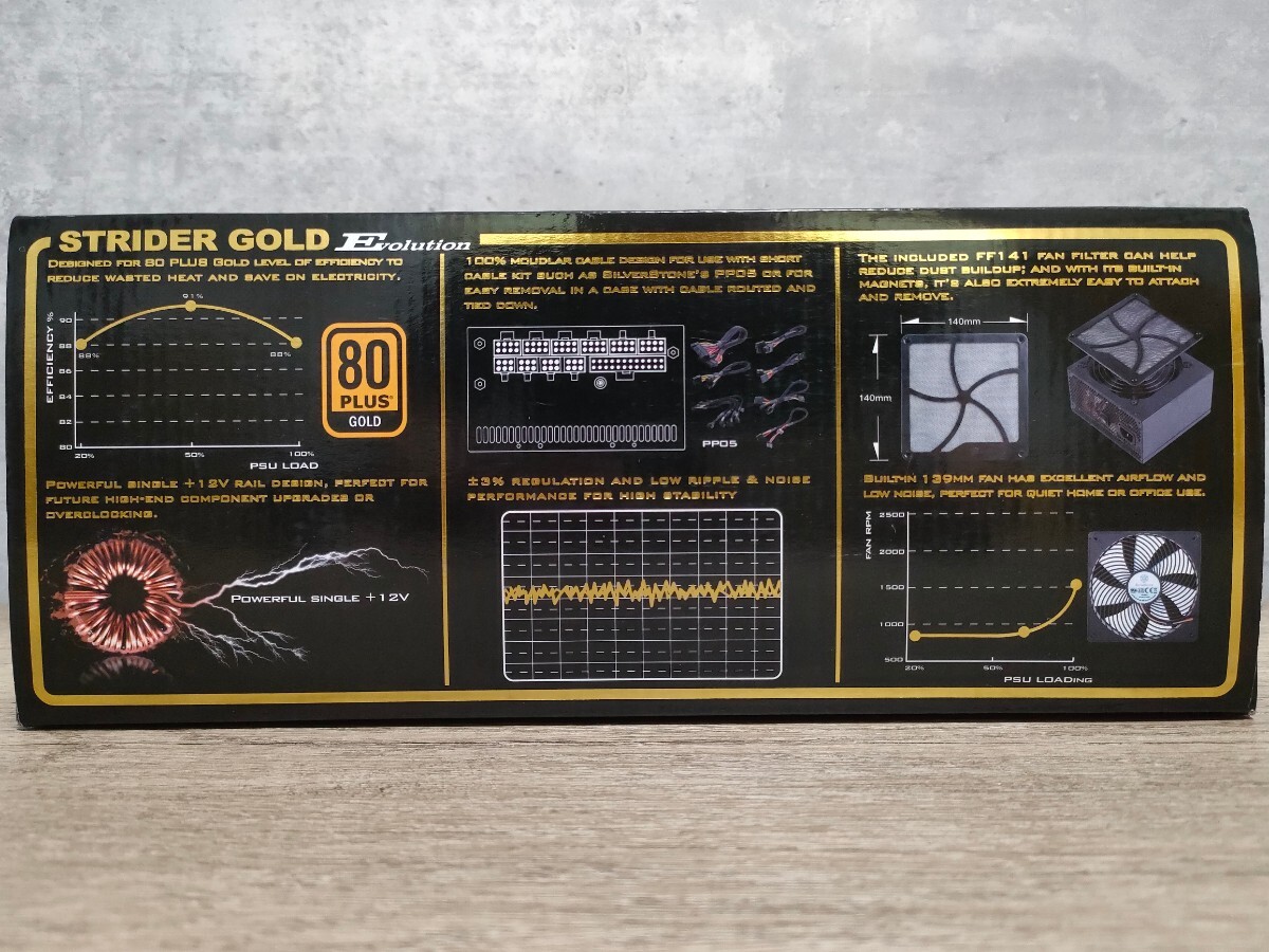 SILVER STONE STRIDER GOLD Evolution 80PLUS GOLD 1200W 【電源ユニット】の画像10