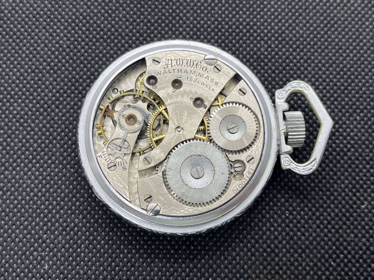 WALTHAM（ウォルサム） 懐中時計（動作品）アンティーク(Antique pocket watch）★同梱可　No.1132