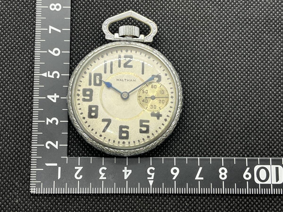 WALTHAM（ウォルサム） 懐中時計（動作品）アンティーク(Antique pocket watch）★同梱可 No.1132の画像9