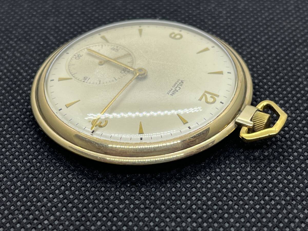 VULCAIN GRAND PRIX 懐中時計（動作品）アンティーク(Antique pocket watch）★同梱可　No.1133
