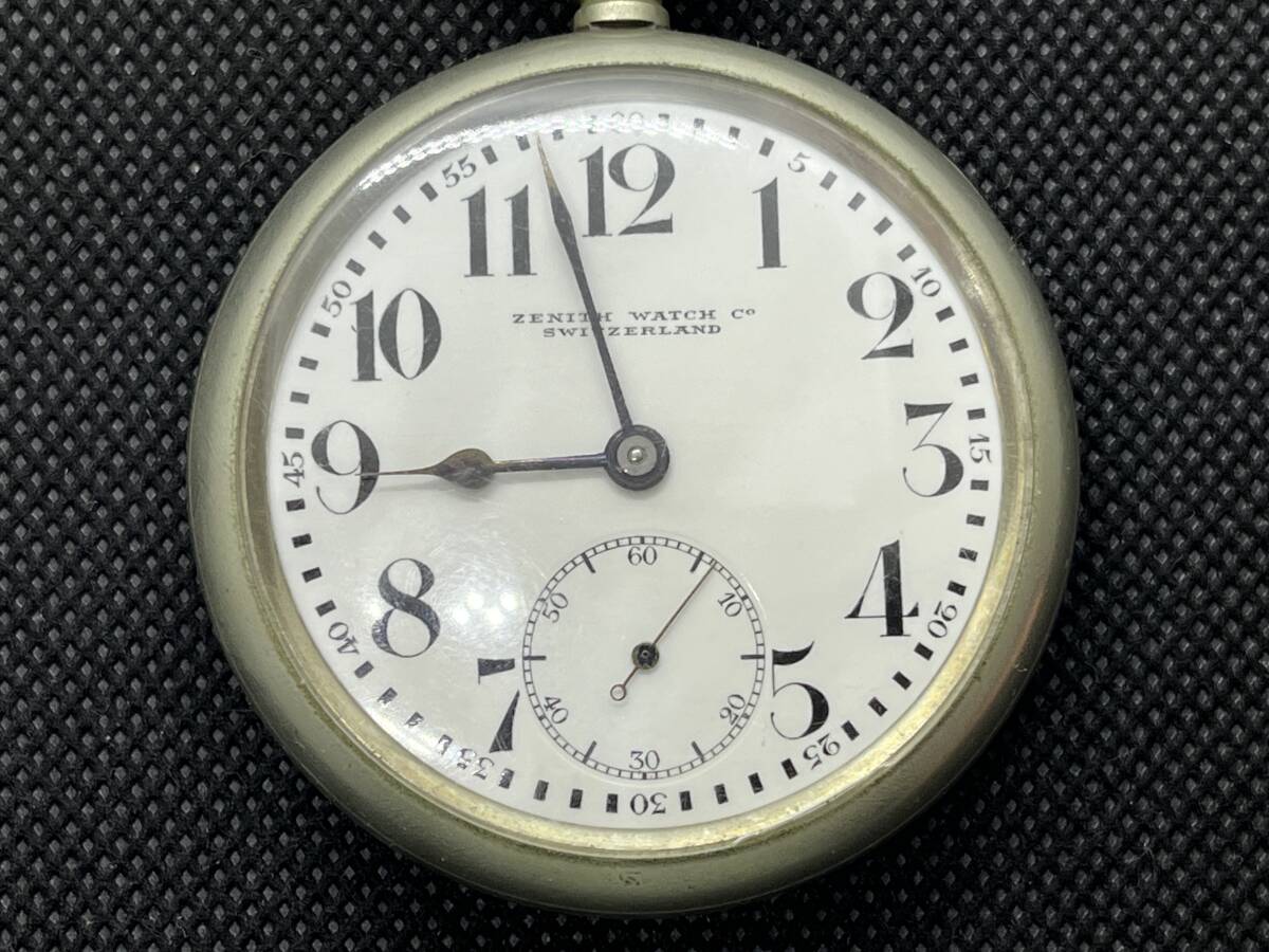 ZENITH WATCH 懐中時計（動作品）アンティーク(Antique pocket watch）★同梱可 No.1134の画像2