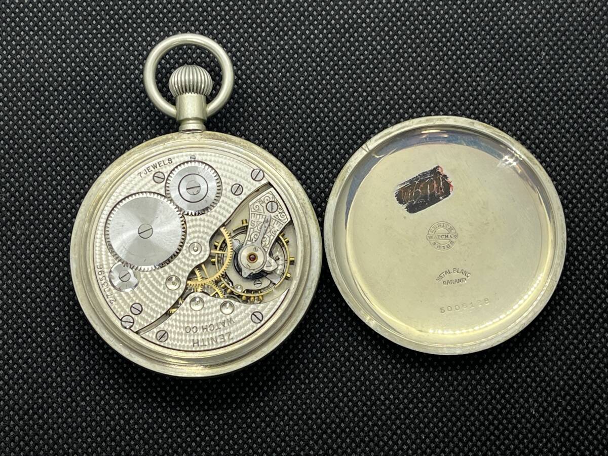 ZENITH WATCH 懐中時計（動作品）アンティーク(Antique pocket watch）★同梱可　No.1134