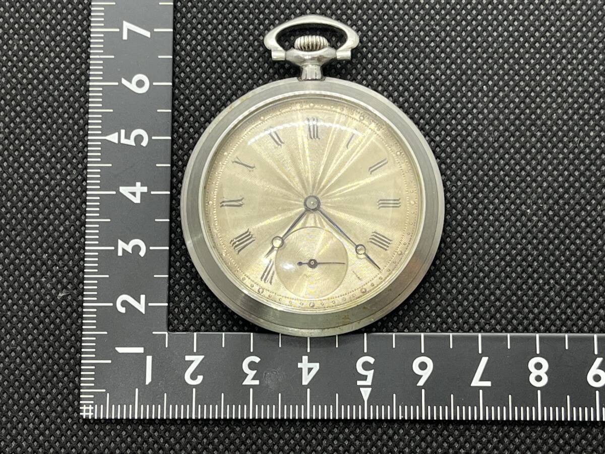 懐中時計 メーカー不明（動作品）アンティーク(Antique pocket watch）★同梱可 No.1136の画像6