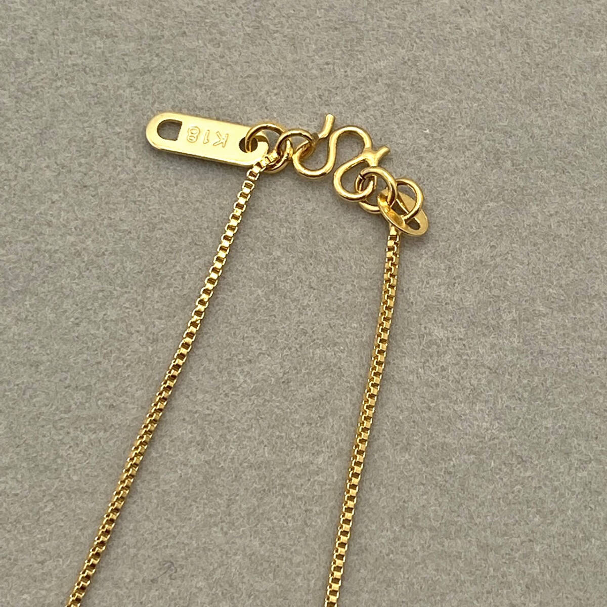 ゴールドネックレス 18k 印字あり 金 18金 18kgp gold necklace 15の画像5