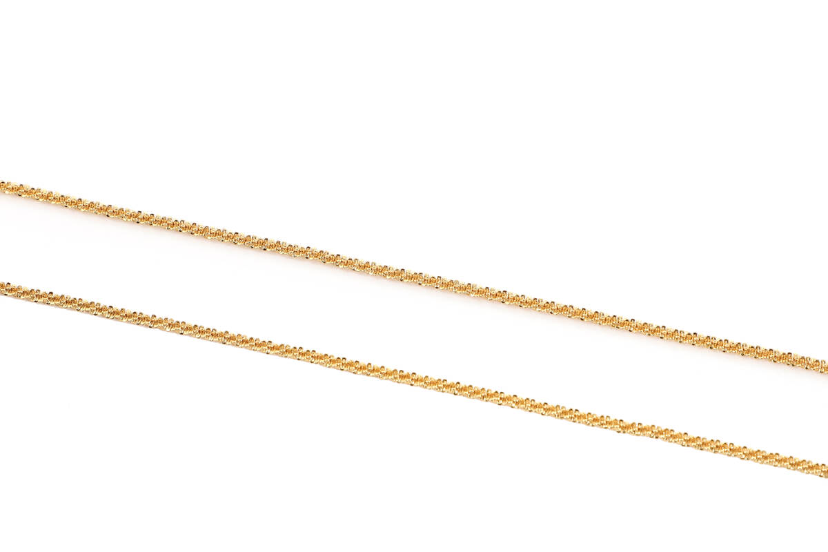 18KGP 18金 鍍金 カリフラワーチェーン ゴールドネックレス gold necklace 49の画像3