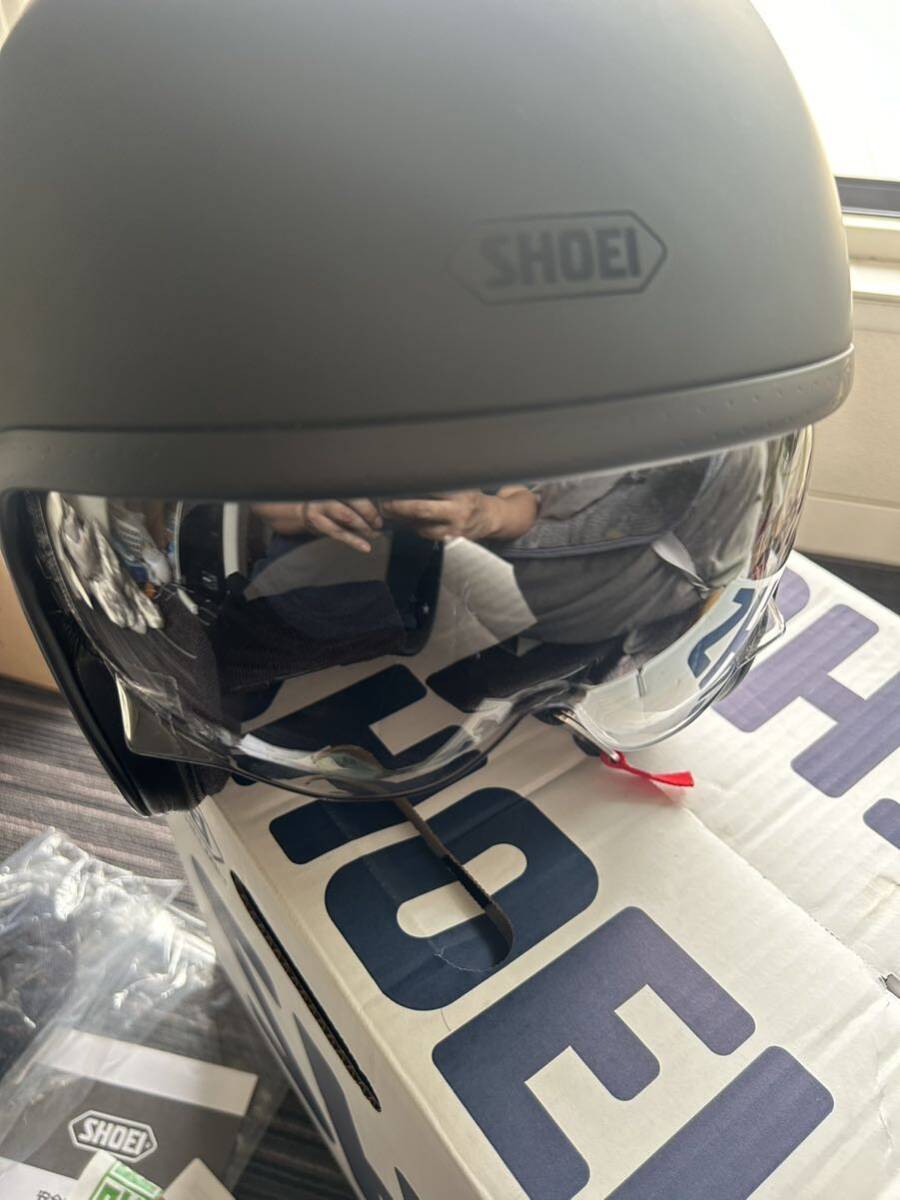 SHOEI ジェットヘルメット J.O ジェイオー ショウエイ マットブラック 使用少なく美品 Lサイズの画像5