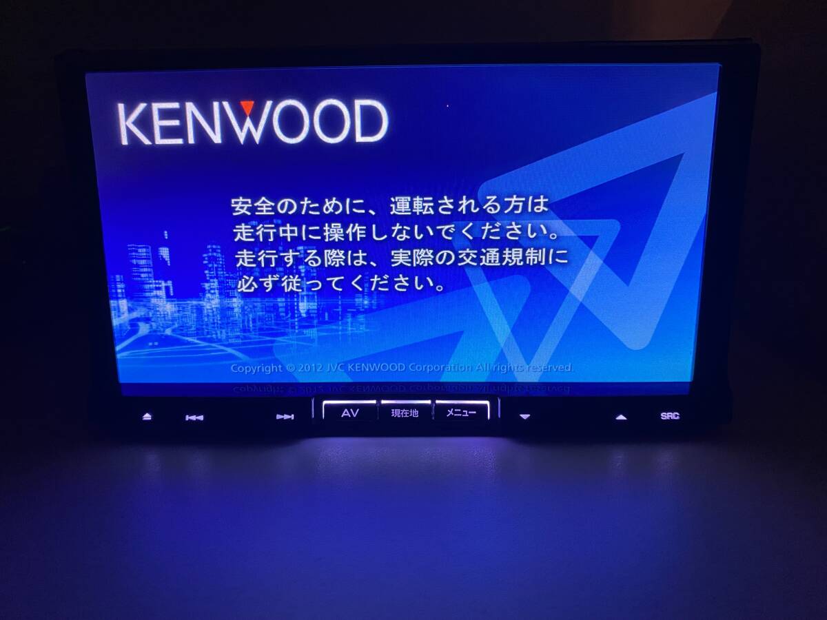 美品 KENWOOD製 フルセグナビ MDV-737DT Bluetooth機能付き 動作確認済みになります。の画像1
