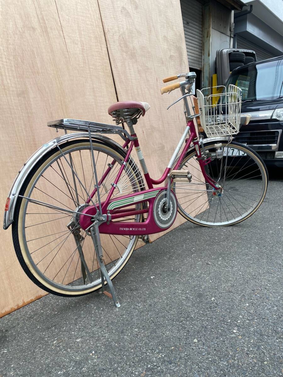 ツノダの自転車 自転車 昭和 レトロ 当時物 旧車 レア アンティーク 直接の引き取り歓迎します 【K】_画像4