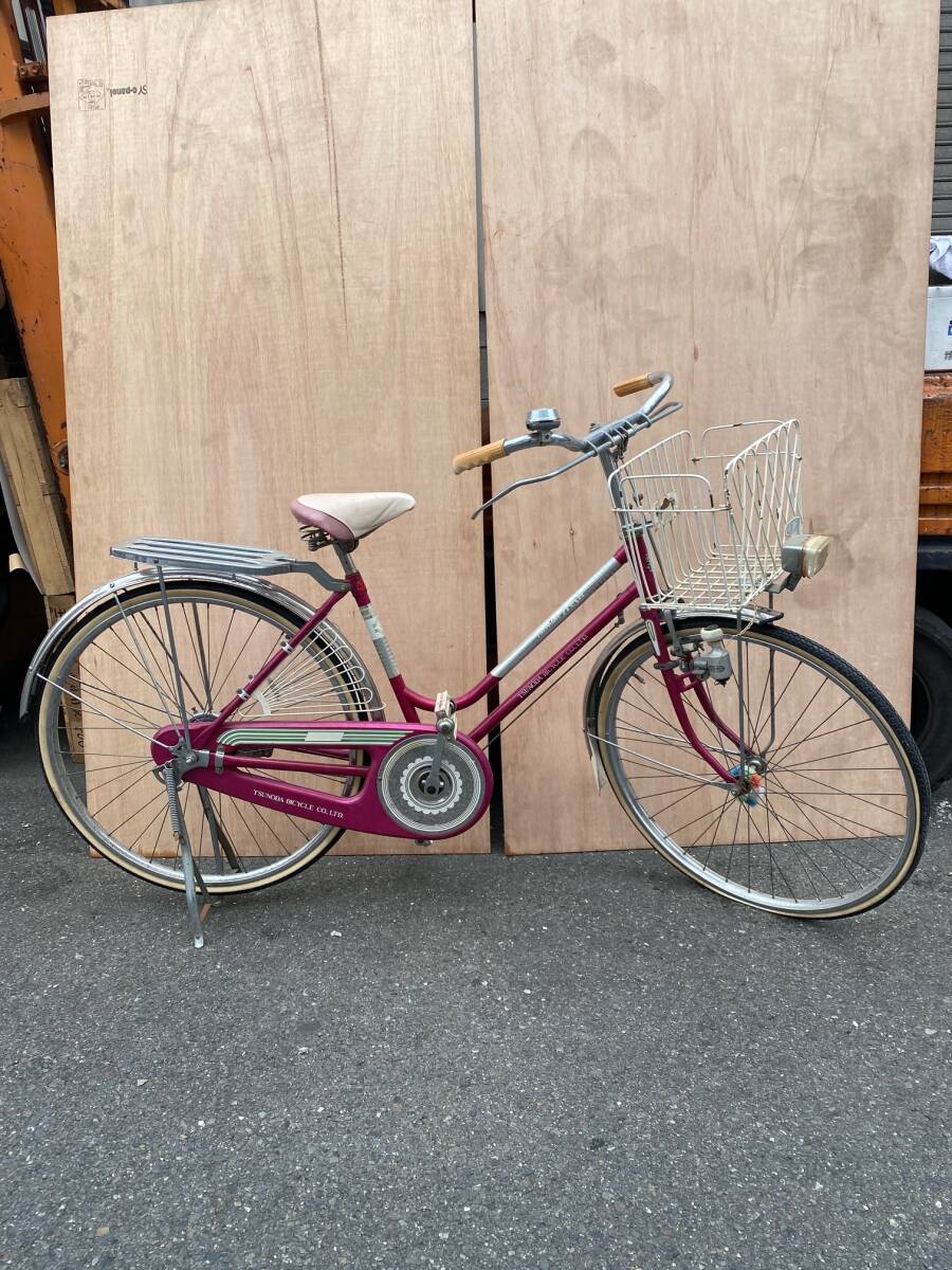 ツノダの自転車 自転車 昭和 レトロ 当時物 旧車 レア アンティーク 直接の引き取り歓迎します 【K】_画像2