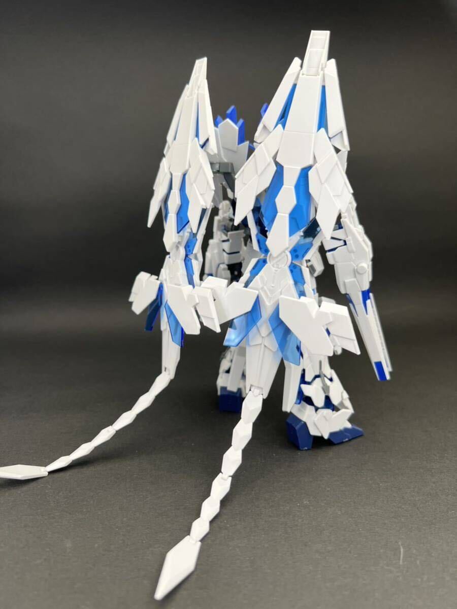 HGUC HG 1/144 ユニコーンガンダム フルアーマー フェネクス ペルフェクティビリティ 3機セット 組み立て済_画像3