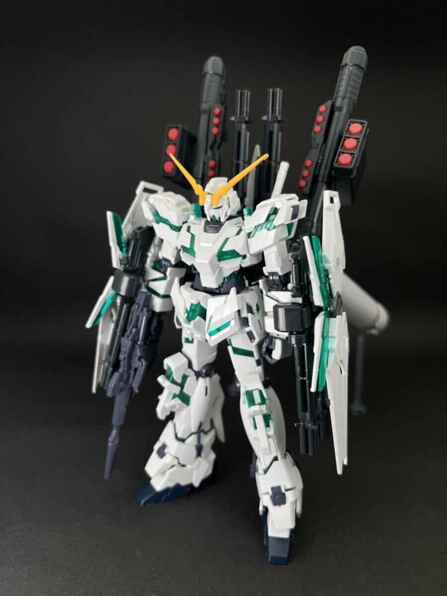 HGUC HG 1/144 ユニコーンガンダム フルアーマー フェネクス ペルフェクティビリティ 3機セット 組み立て済_画像6