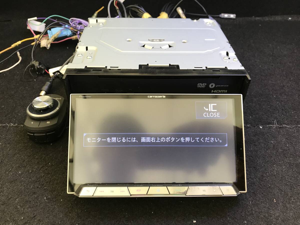 カロッツェリア AVIC-CZ900 メモリーナビ 地デジフルセグTV/SD/CD/DVD/Bluetoothオーディオ 地図データー2022年 641099の画像4