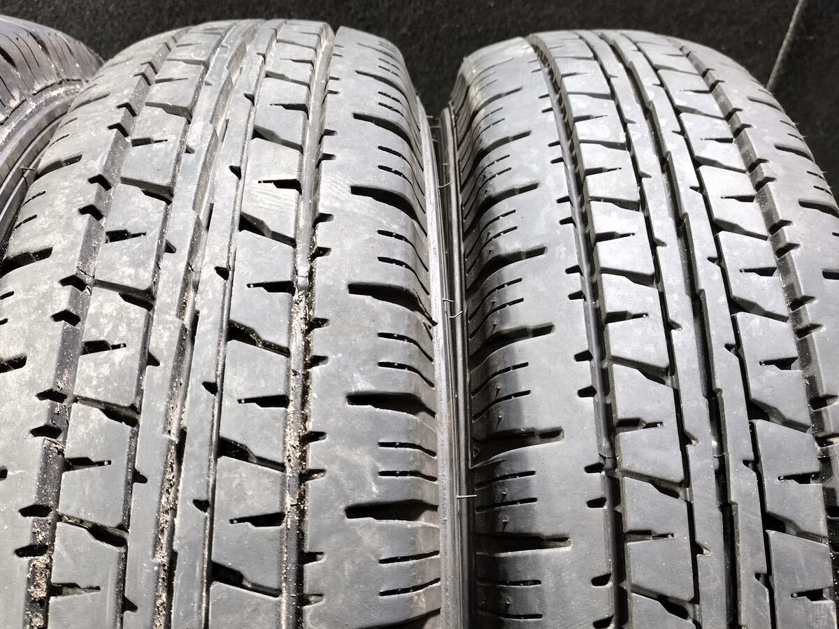 145R12 6PR （145/80R12LT）軽トラ 軽バン ダンロップ エナセーブVAN01 3.5J 100-4H タイヤホイール 630615 の画像8