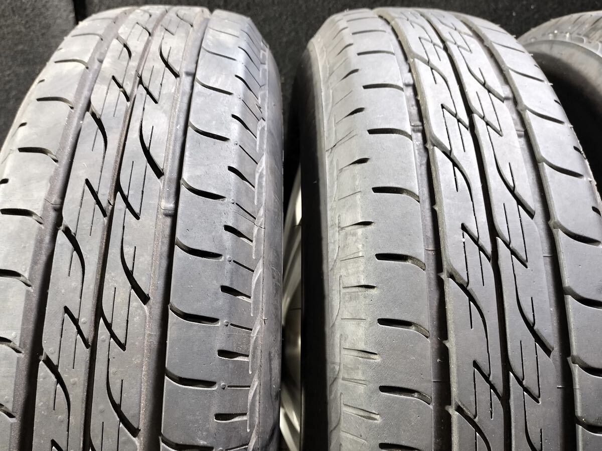 145/80R13 ブリヂストン NEXTRY 2022年 13×4J+45 100-4H 軽四 アルミホイール ワゴンＲ N-BOX アルト タント ミラ ムーヴ 433205 652083の画像7