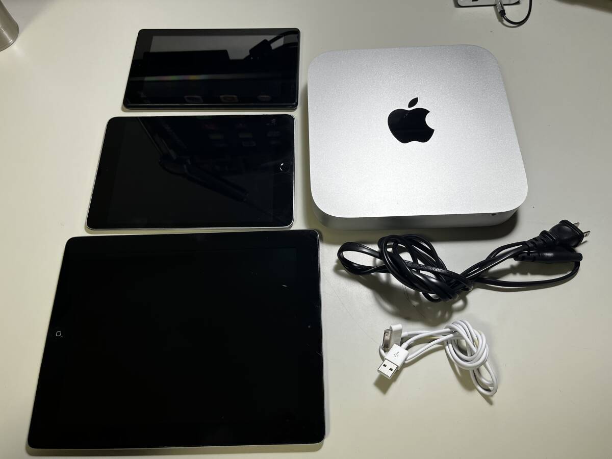 Mac mini (Late 2012) A1347 intel i5 メモリ4G/HDD512G おまけ iPad2 iPad mini4 kindle fire 付き_30pin充電ケーブル付き