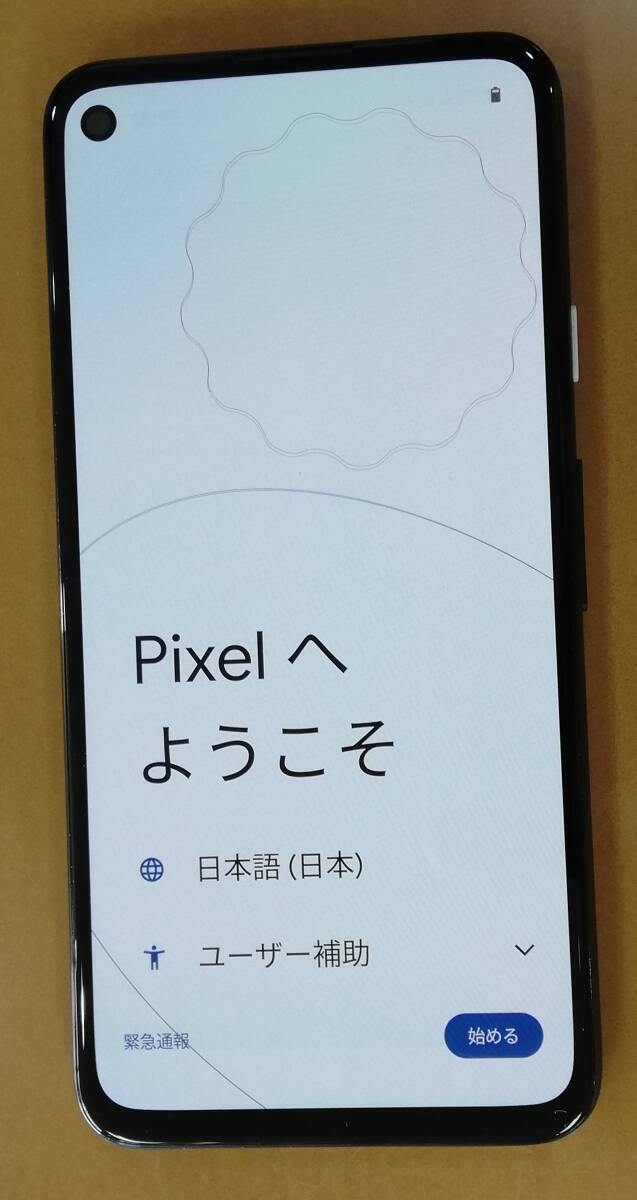 Google Pixel 4a 128GB JustBlack G025M ジャンク扱いでの画像1